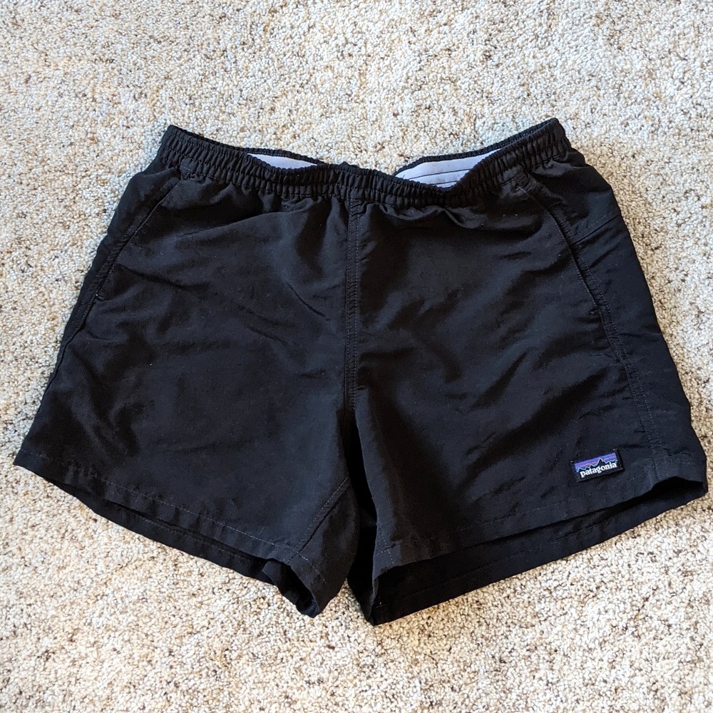 Patagonia Baggies Shorts Black 4" - Picture 1 of 5